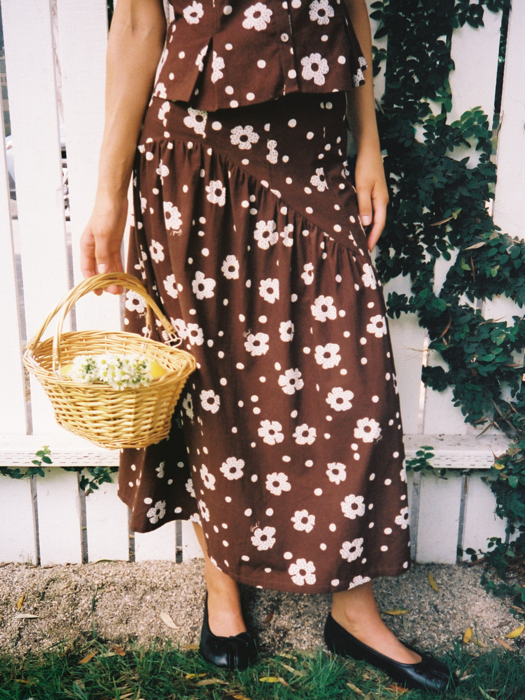 Maeve Midi Skirt - Mod Dot
