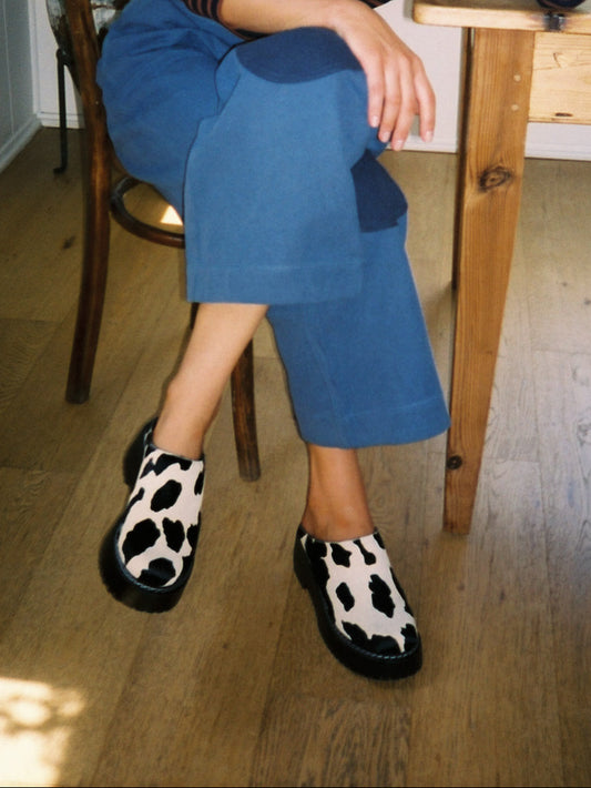 Lena Chunky Mule - Cow