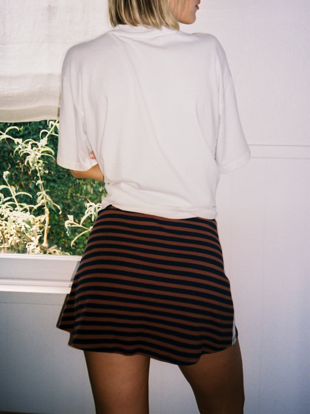 Darcy Skort - Tobacco Stripe