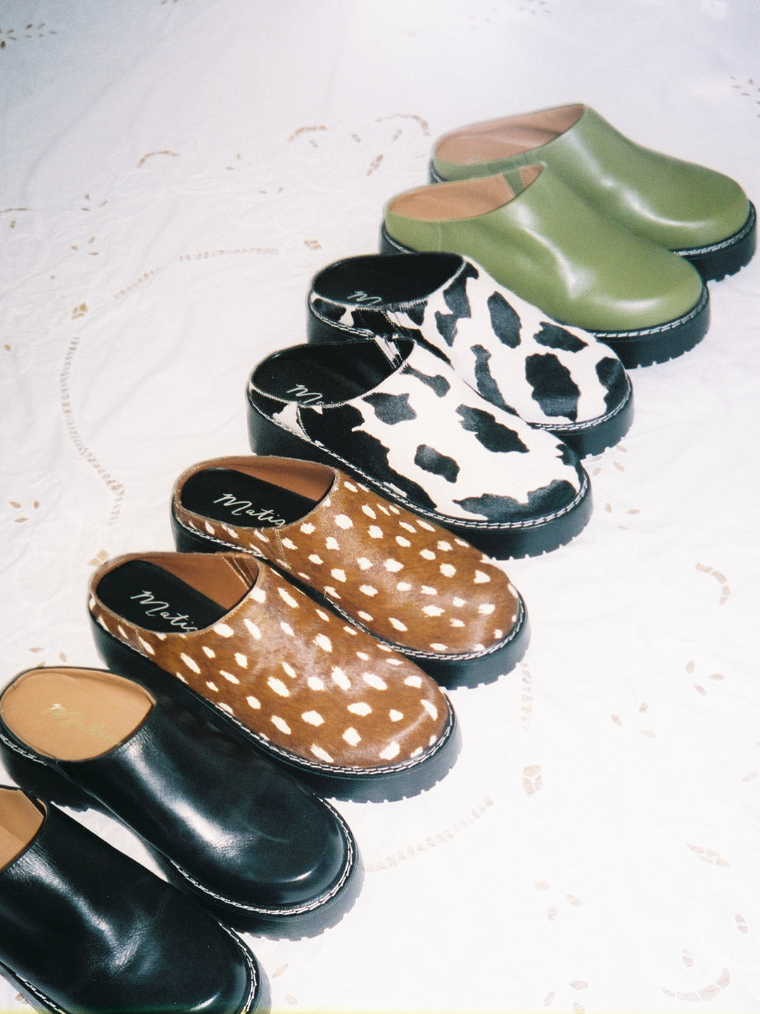 Lena Chunky Mule - Cow