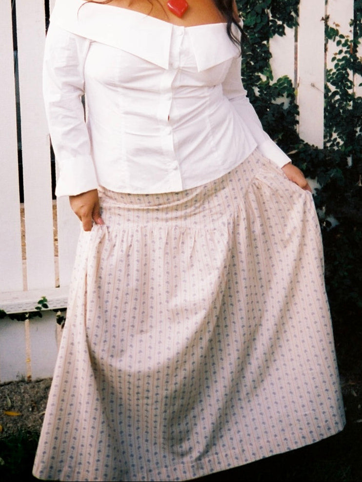 Penny Midi Skirt - Stable Toile