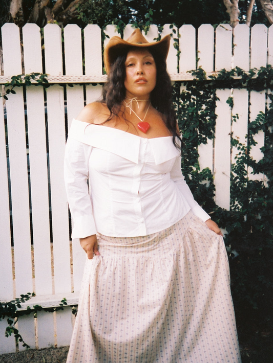 Maudie Top - Crisp White