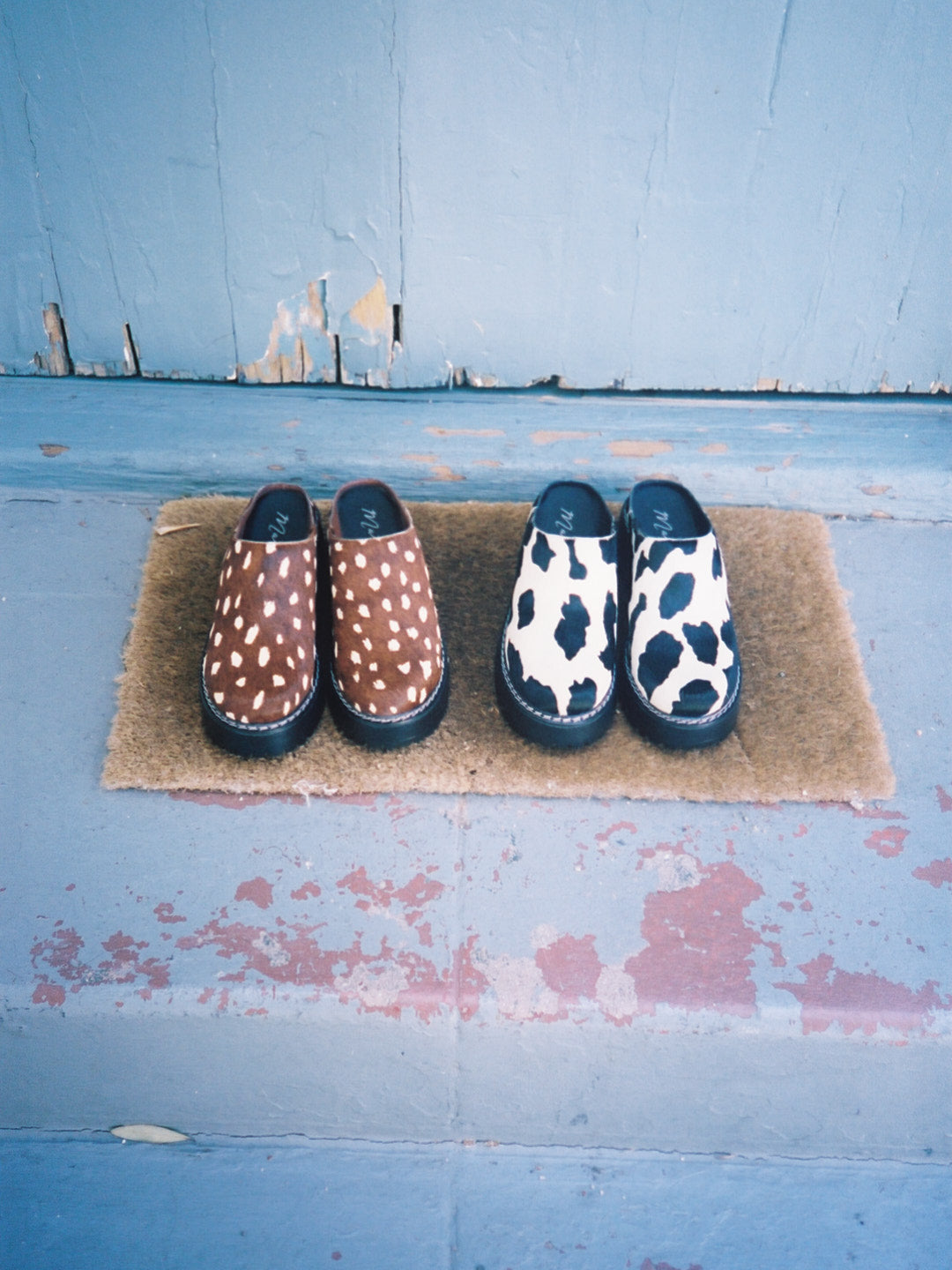 Lena Chunky Mule - Cow
