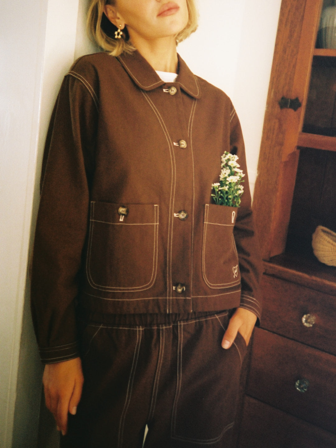 Daphne Jacket - Chocolate