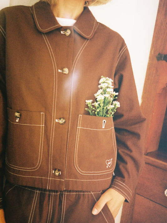 Daphne Jacket - Chocolate