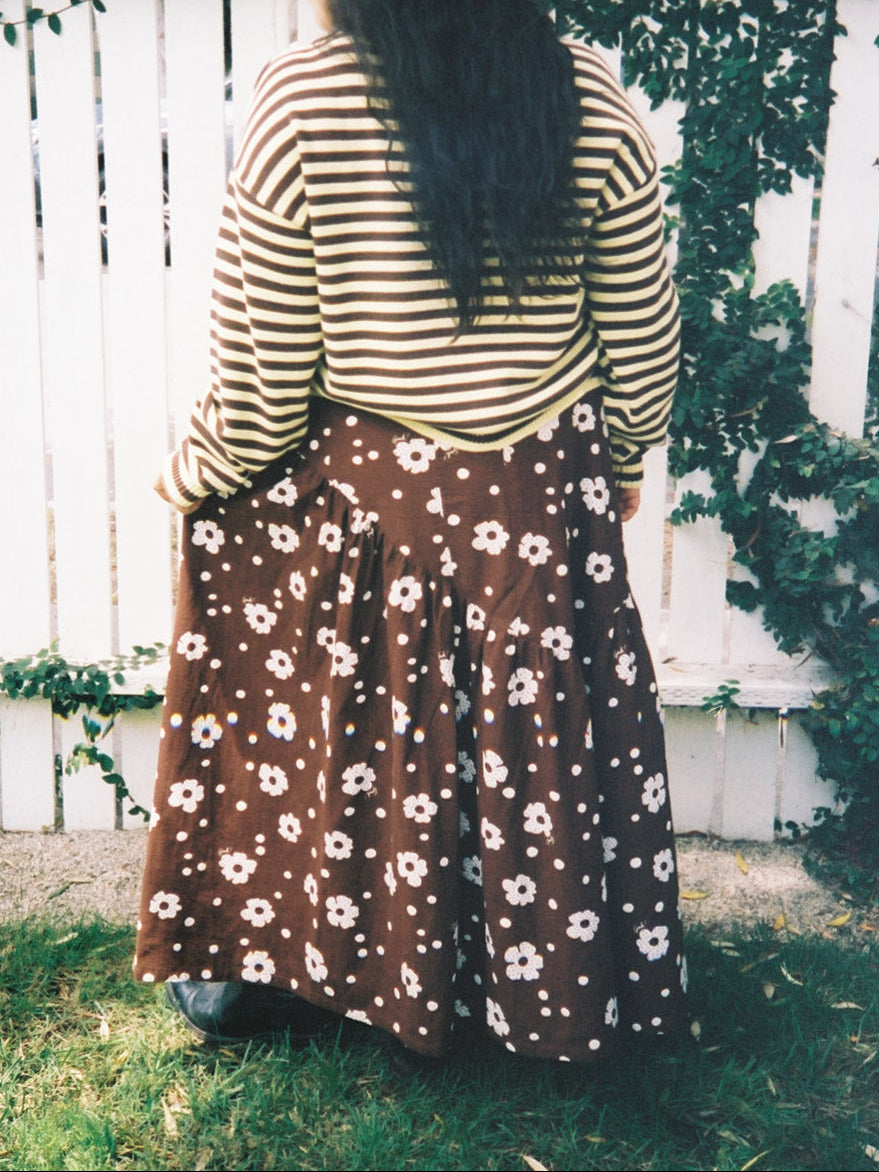 Maeve Midi Skirt - Mod Dot