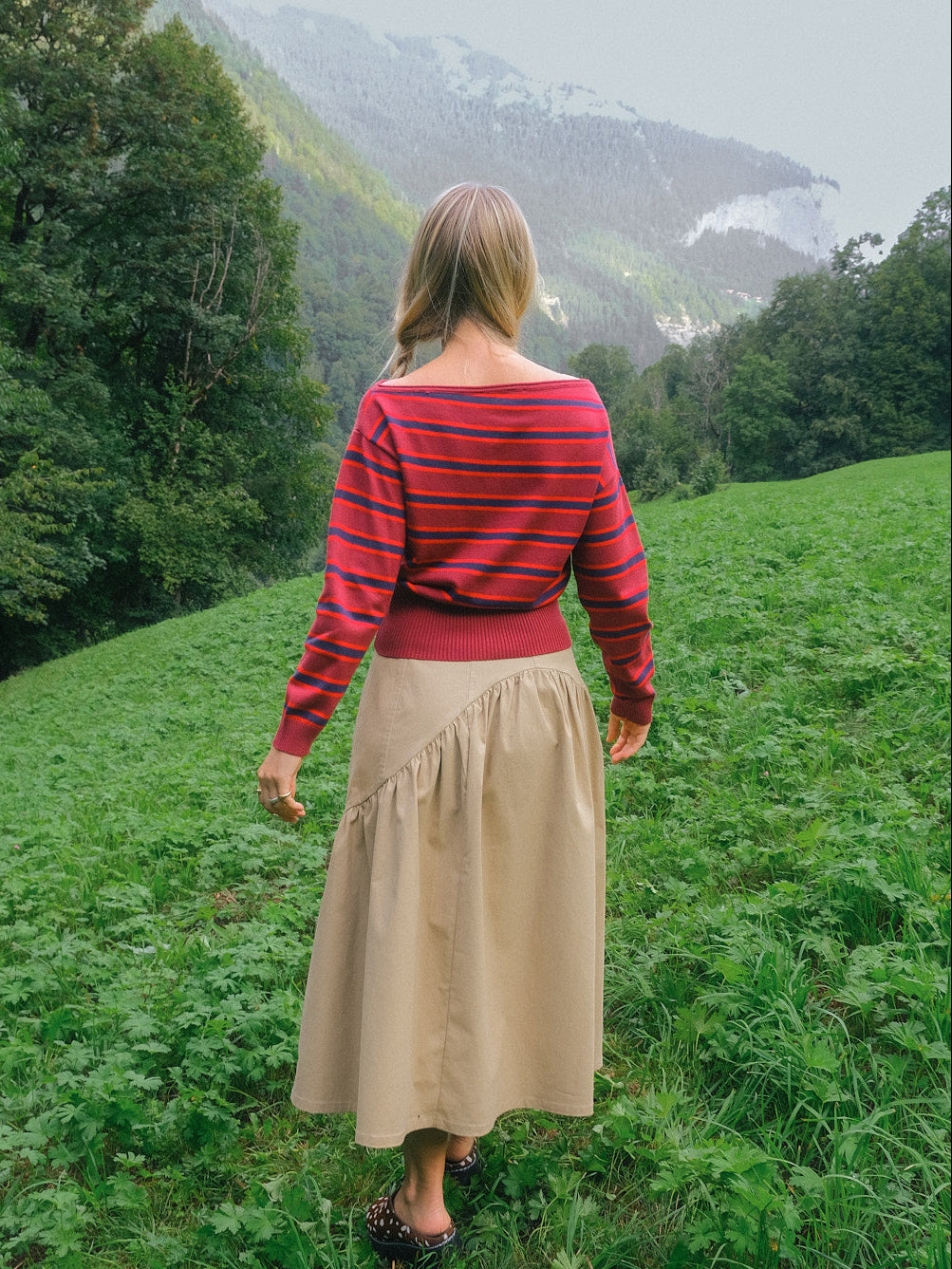 Luna Sweater - Cherry Cola