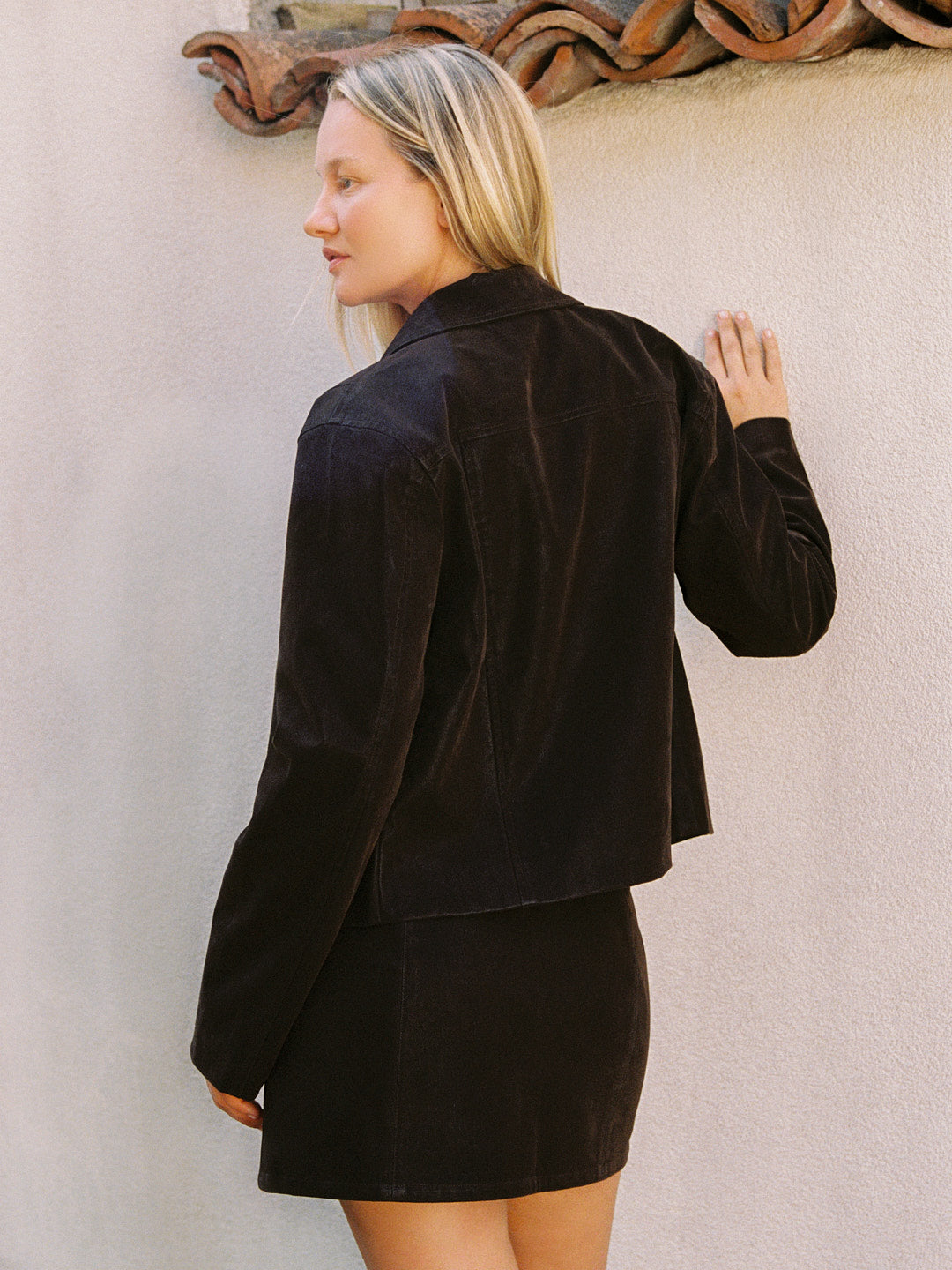Shyla Jacket - Mocha Suede