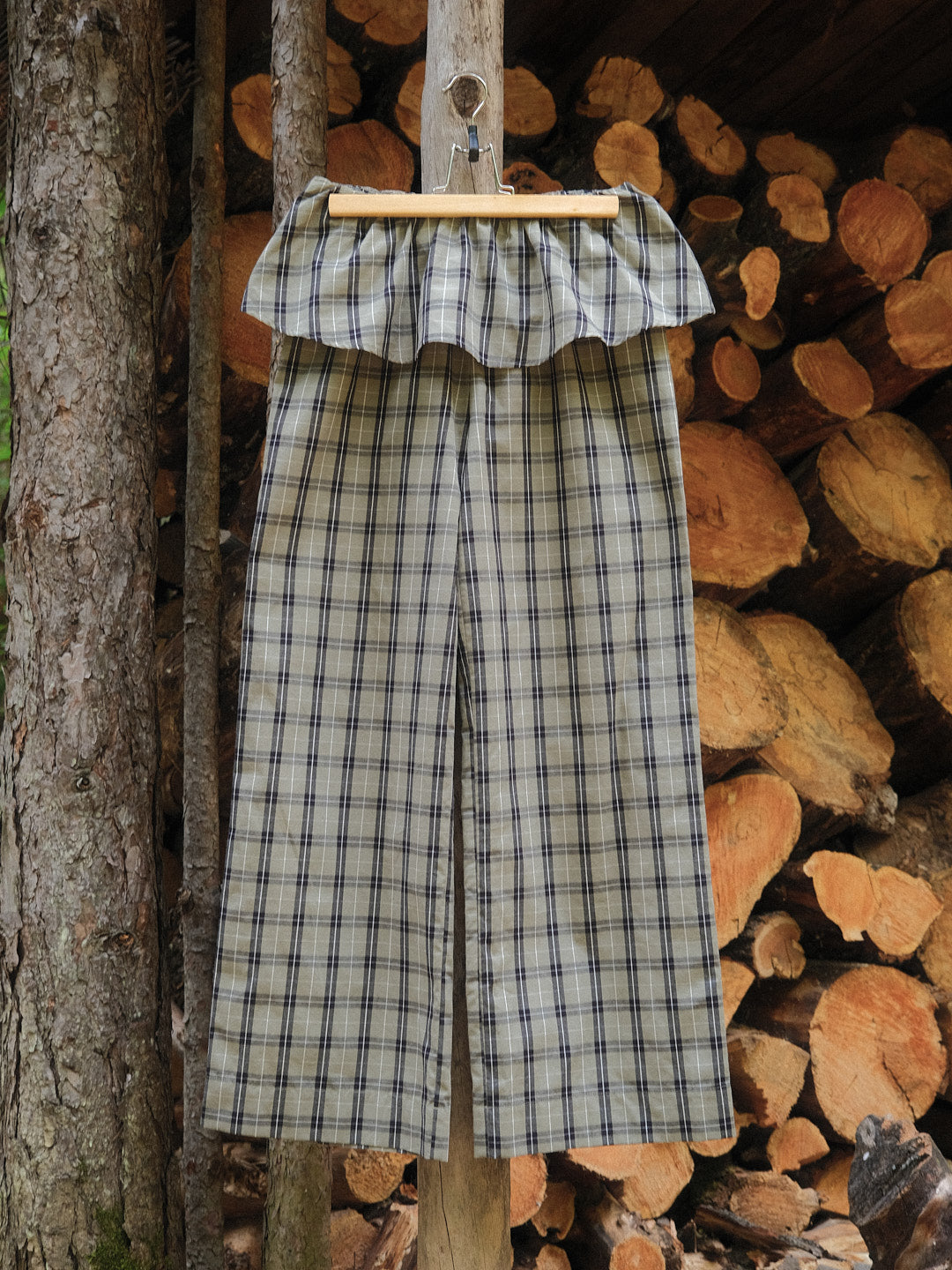 Renee Pant - Moss Plaid – Lisa Says Gah
