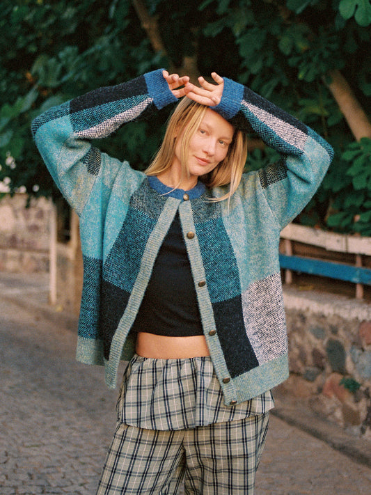 Lauda Cardi - Prairie Plaid