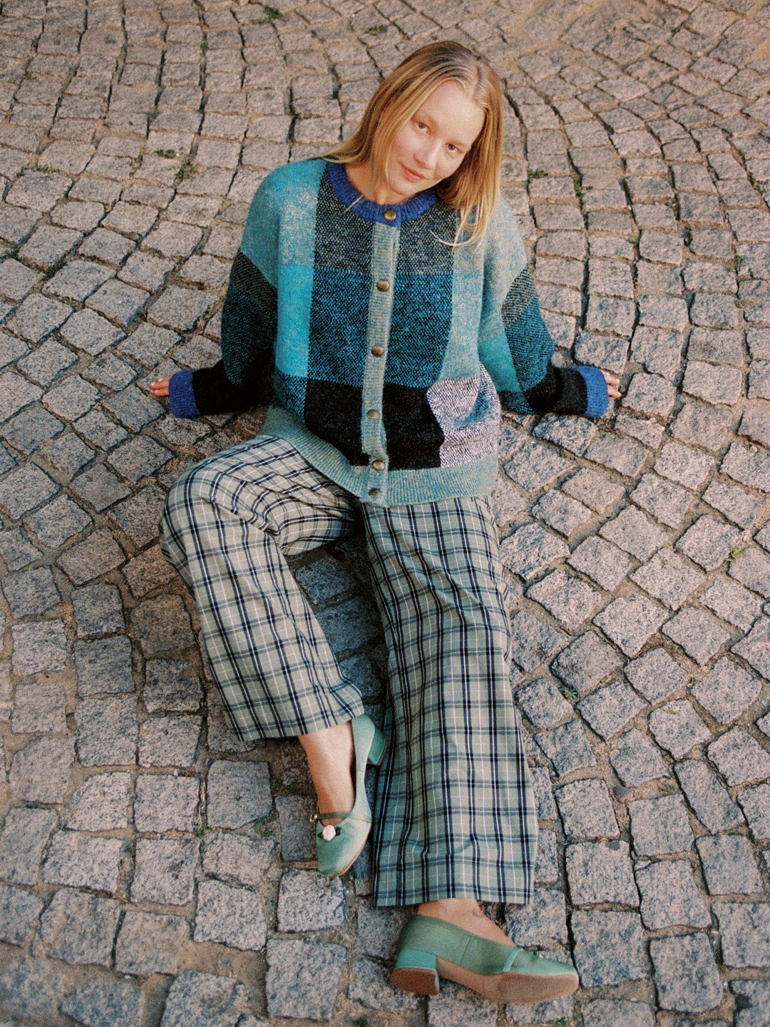 Renee Pant - Moss Plaid – Lisa Says Gah