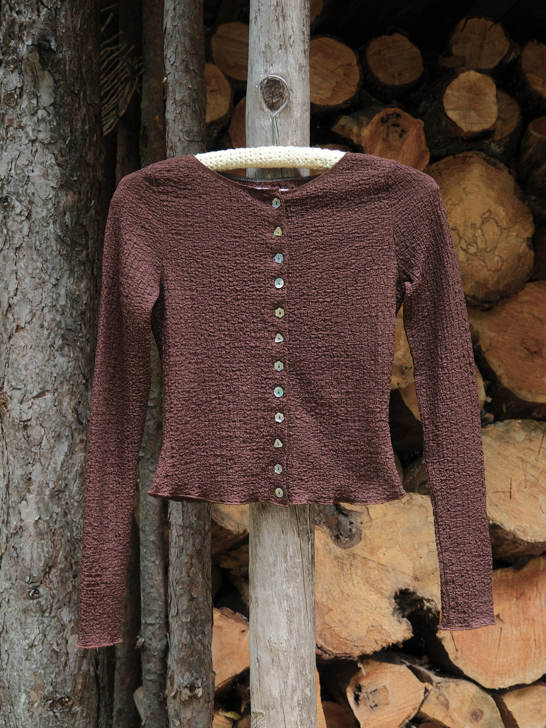 Summer Long Sleeve Top - Saddle