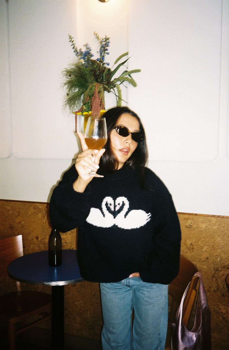 Cory Turtleneck - Swans – Lisa Says Gah
