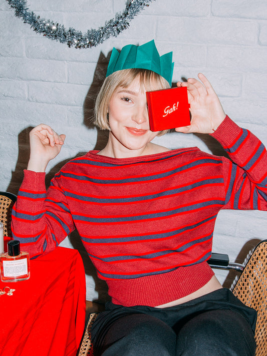 Luna Sweater - Cherry Cola