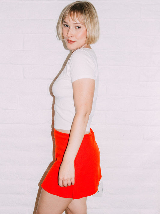 Darcy Skort - Fiery Red