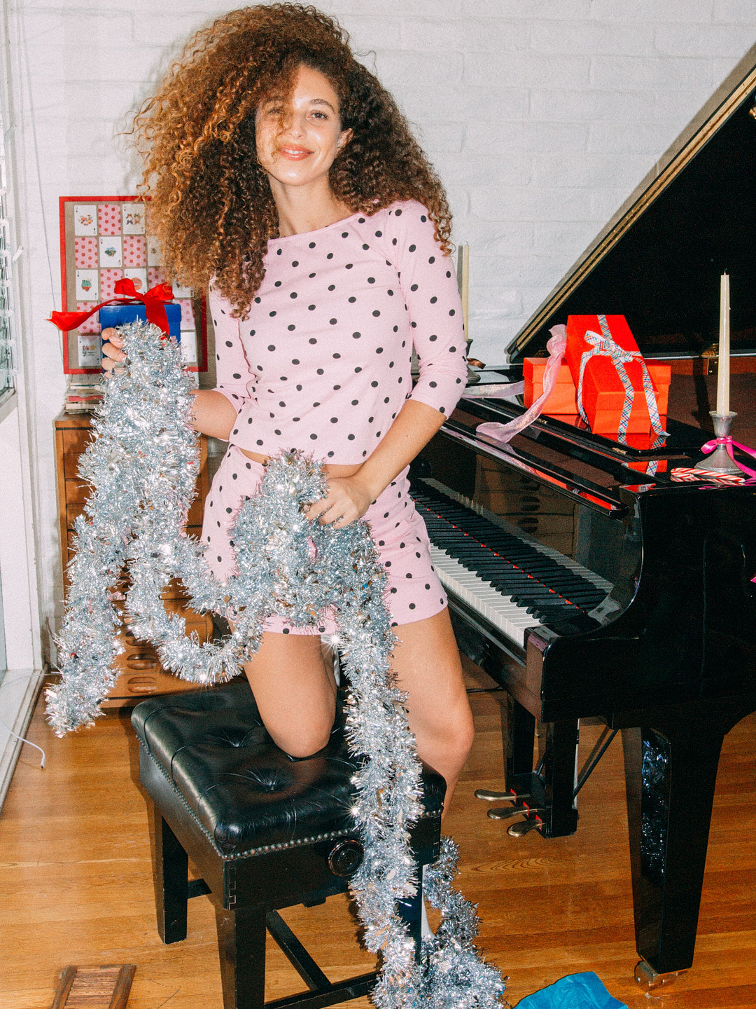 Nia Top - Pink Dot