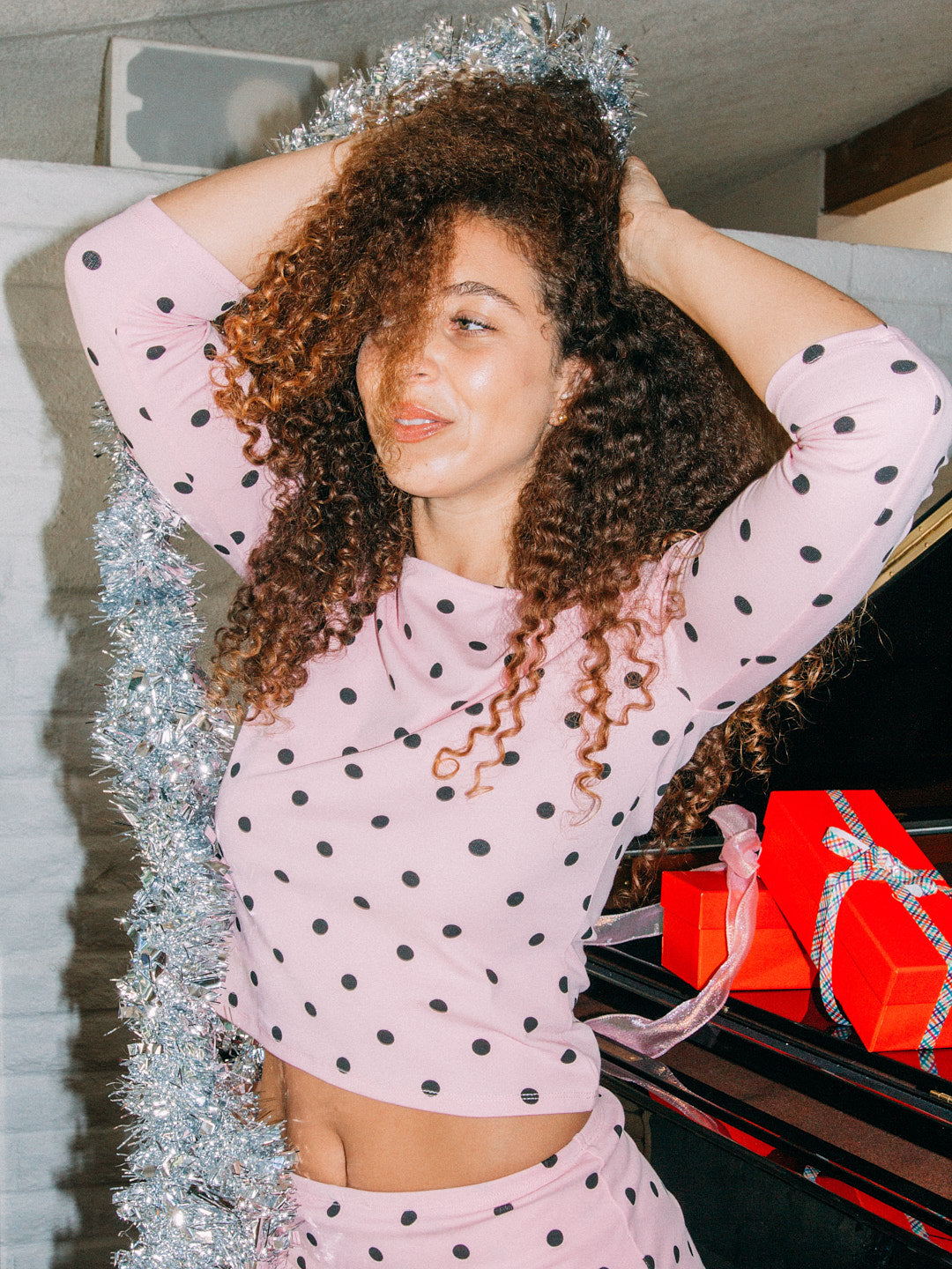 Nia Top - Pink Dot