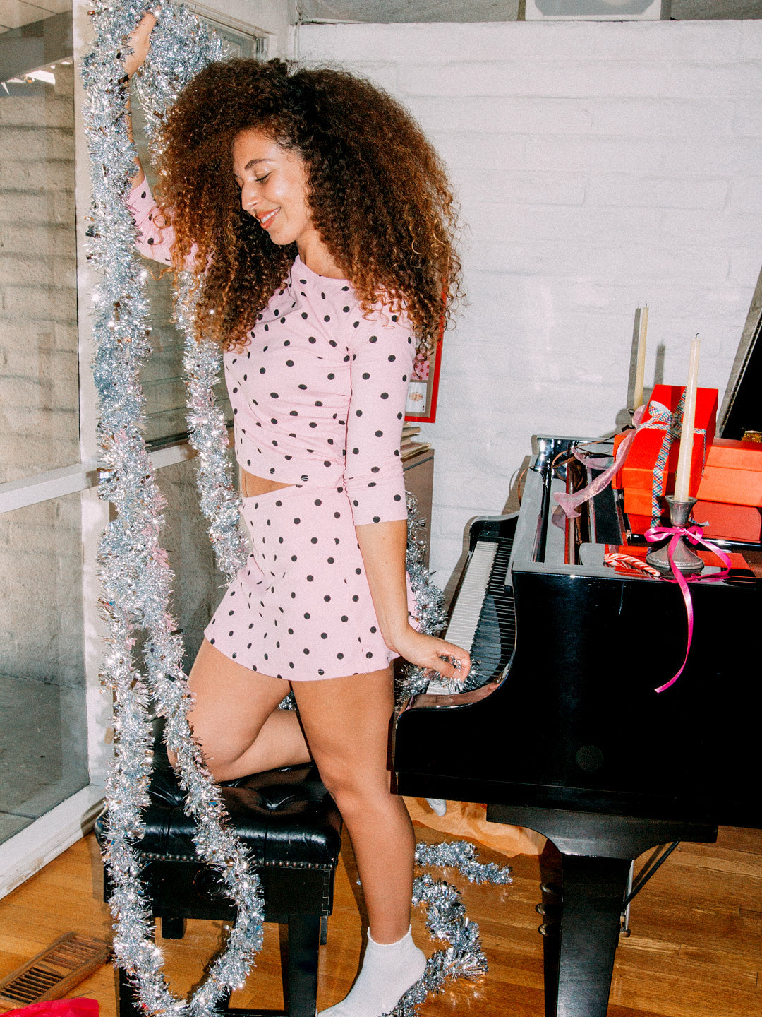Darcy Skort - Pink Dot