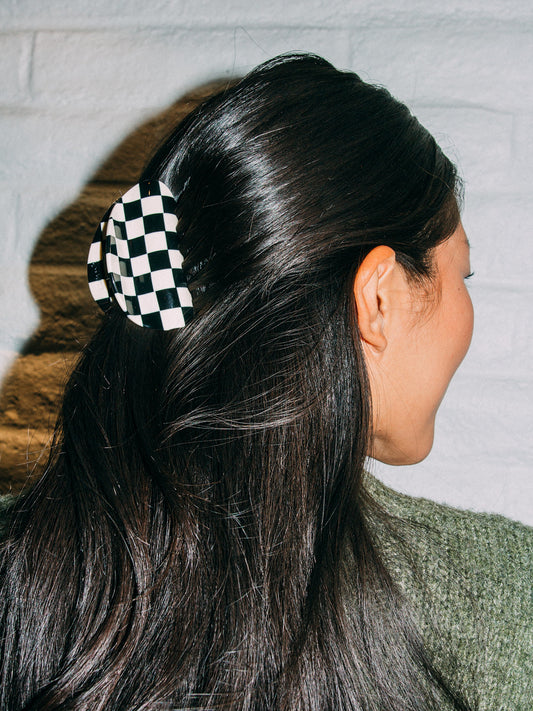 Checker Claw - Black/White