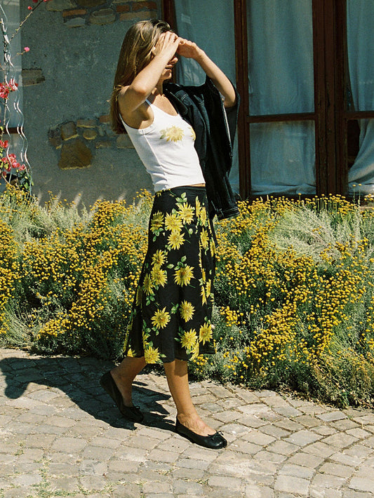 Amora Skirt - Golden Flower