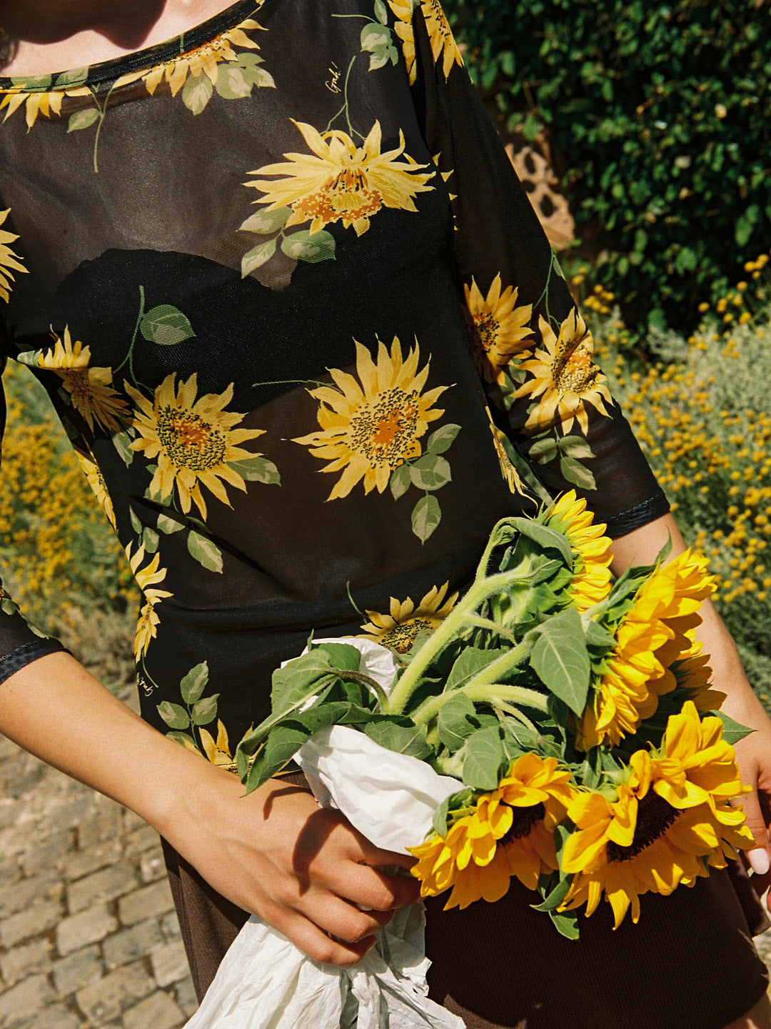 Nia Top - Midnight Sunflower