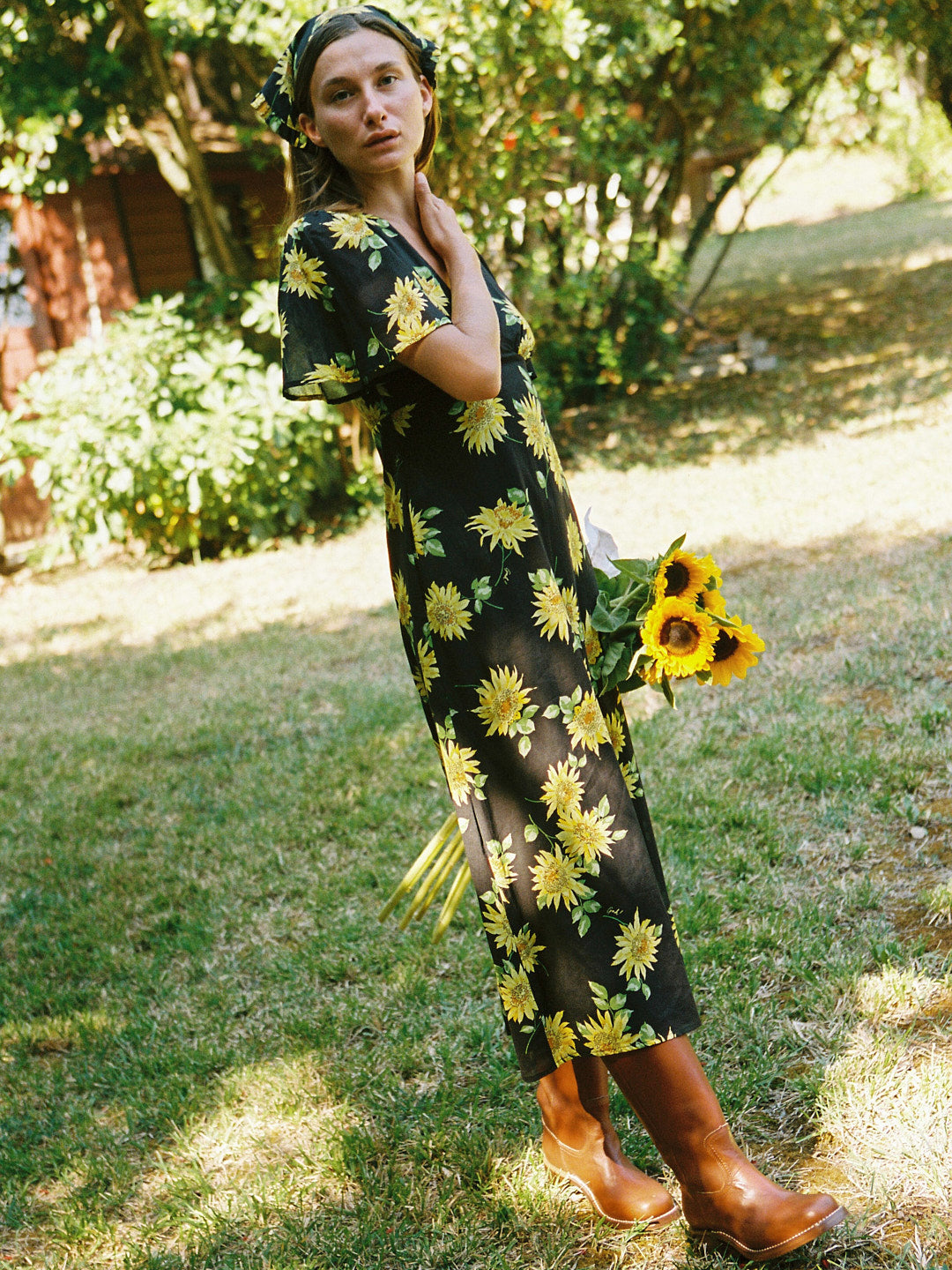 Grace Dress - Golden Flower