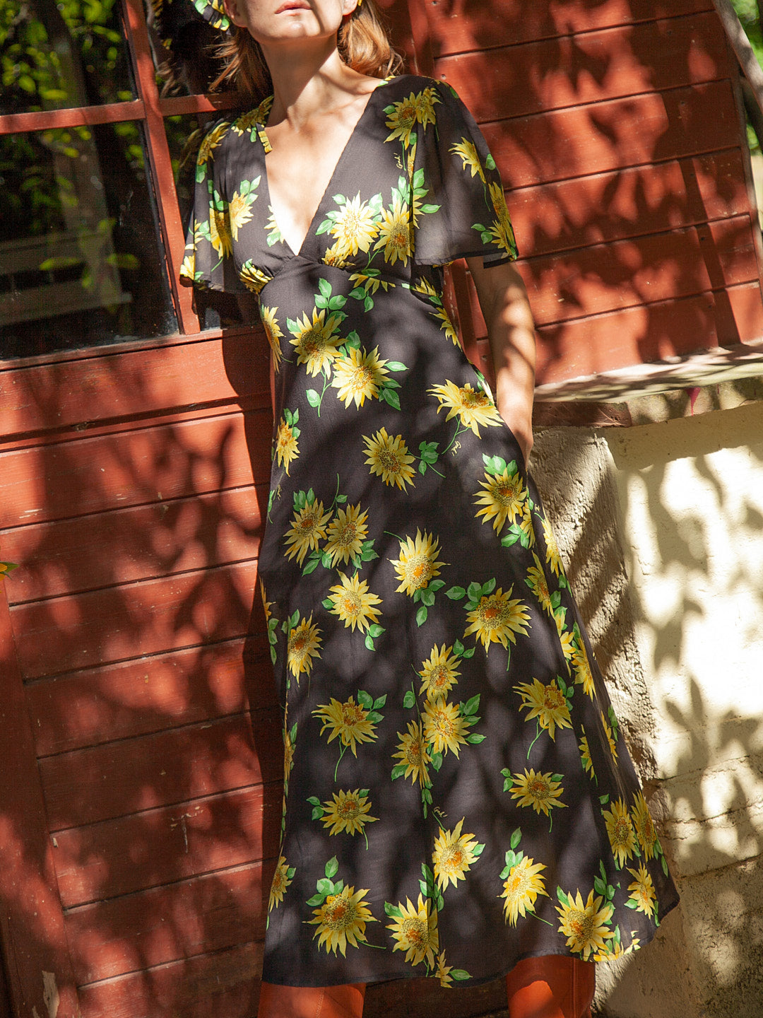 Grace Dress - Golden Flower
