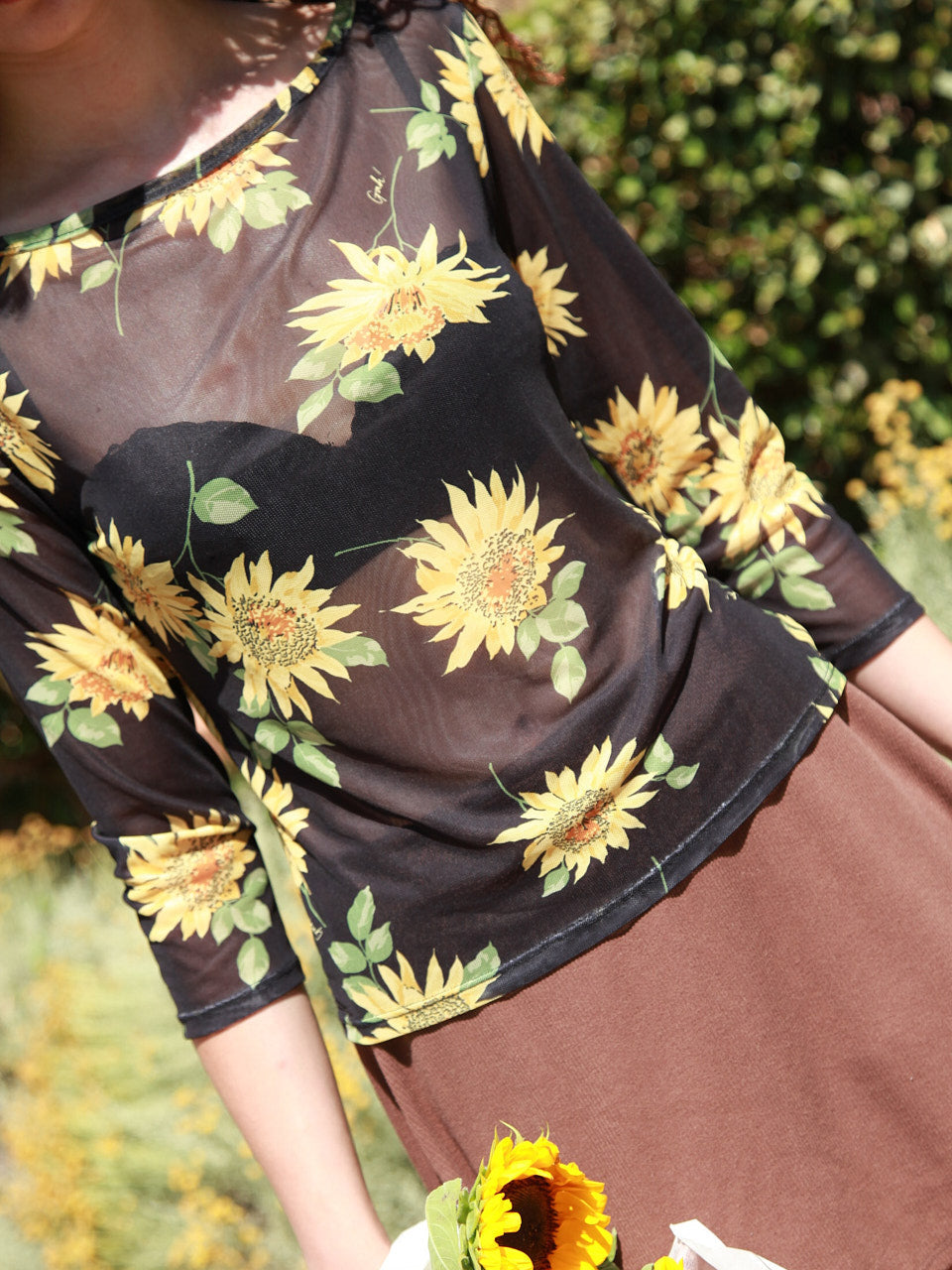 Nia Top - Midnight Sunflower