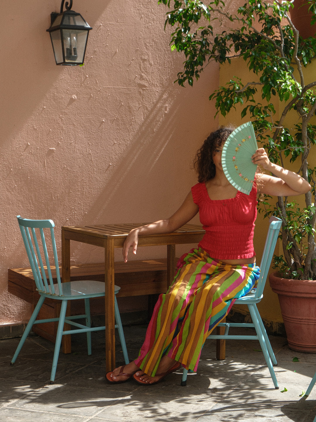 Ayra Pant - Sherbert Stripe