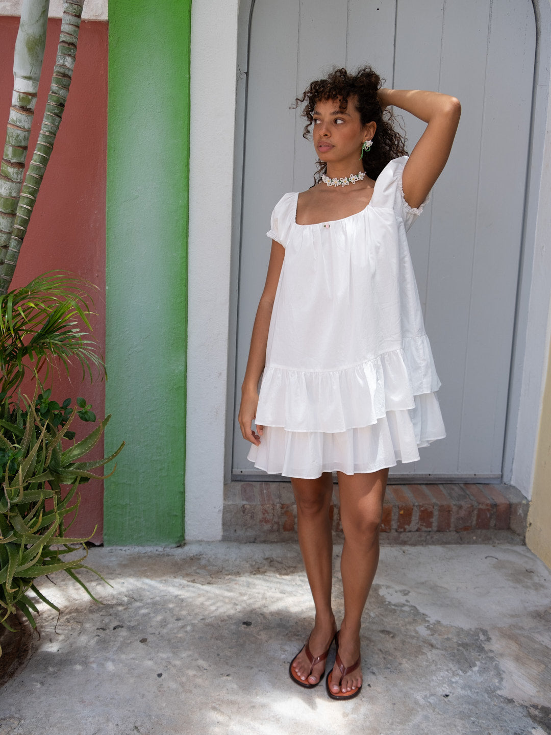 Sabrina Dress - White