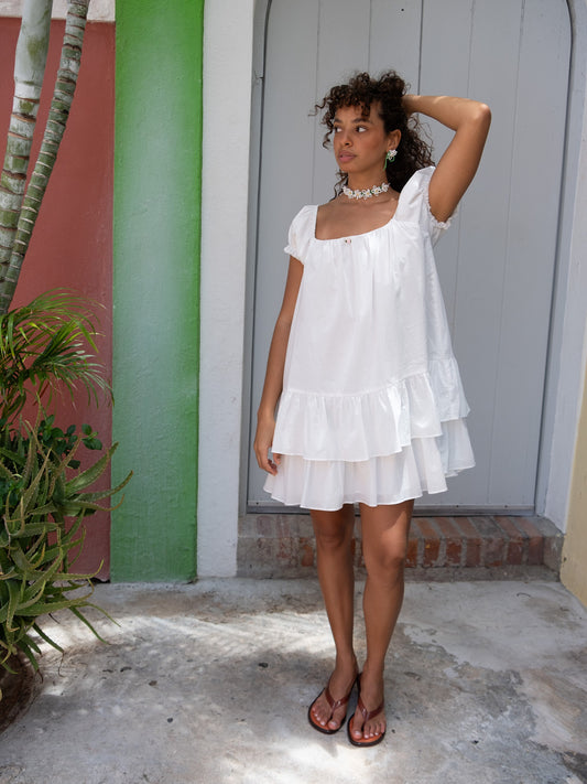 Sabrina Dress - White