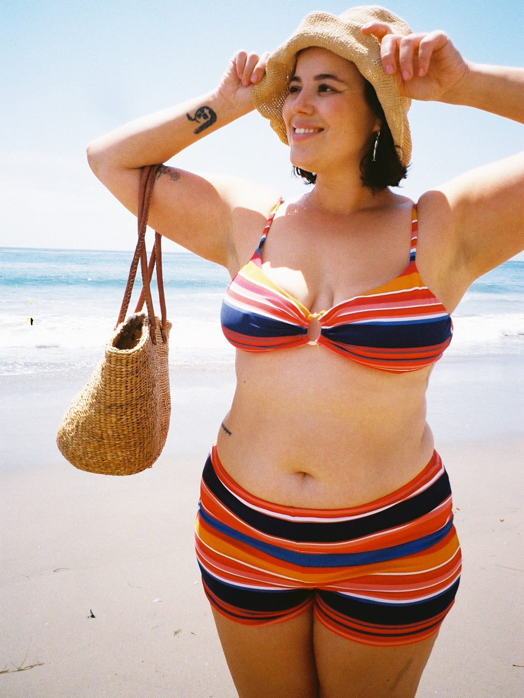 Hally Top - Multi Stripe