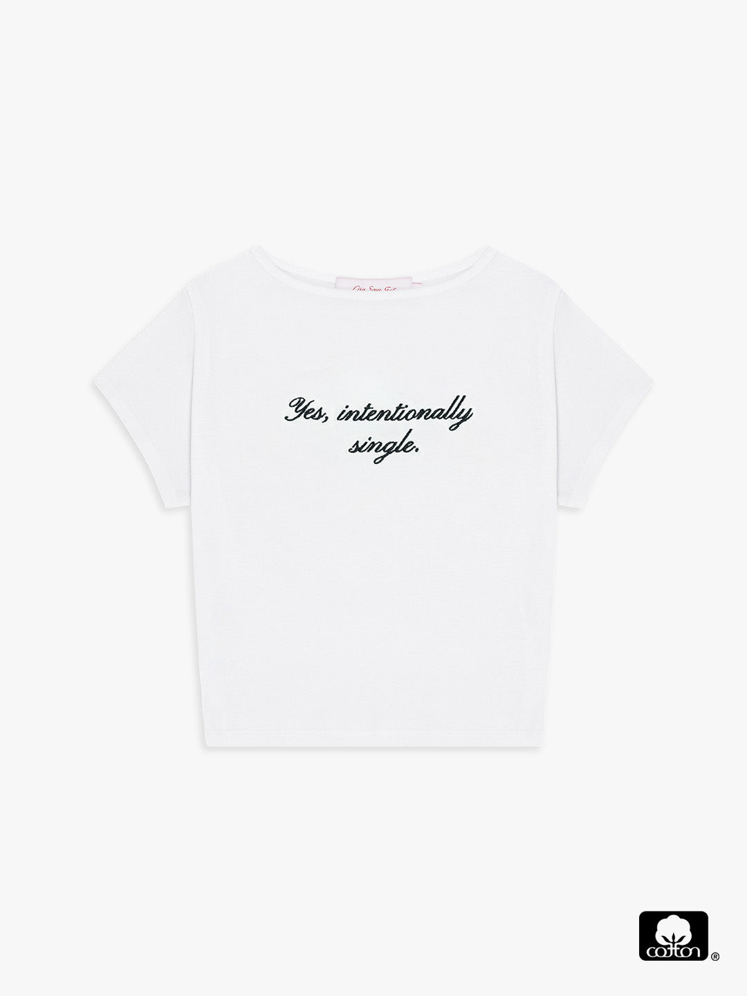 Cotton Tee - Yes, intentionally single.