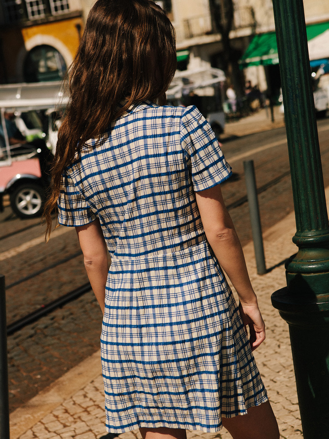 Alexa Shirtdress - Cornflower