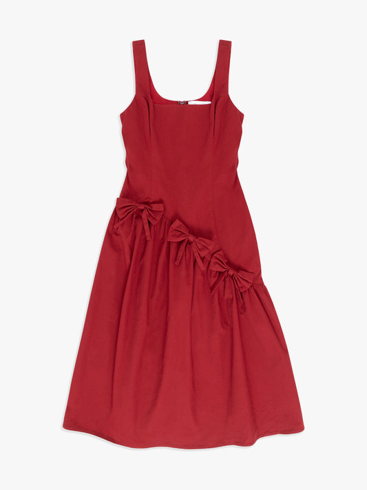 Alina Dress - Merlot
