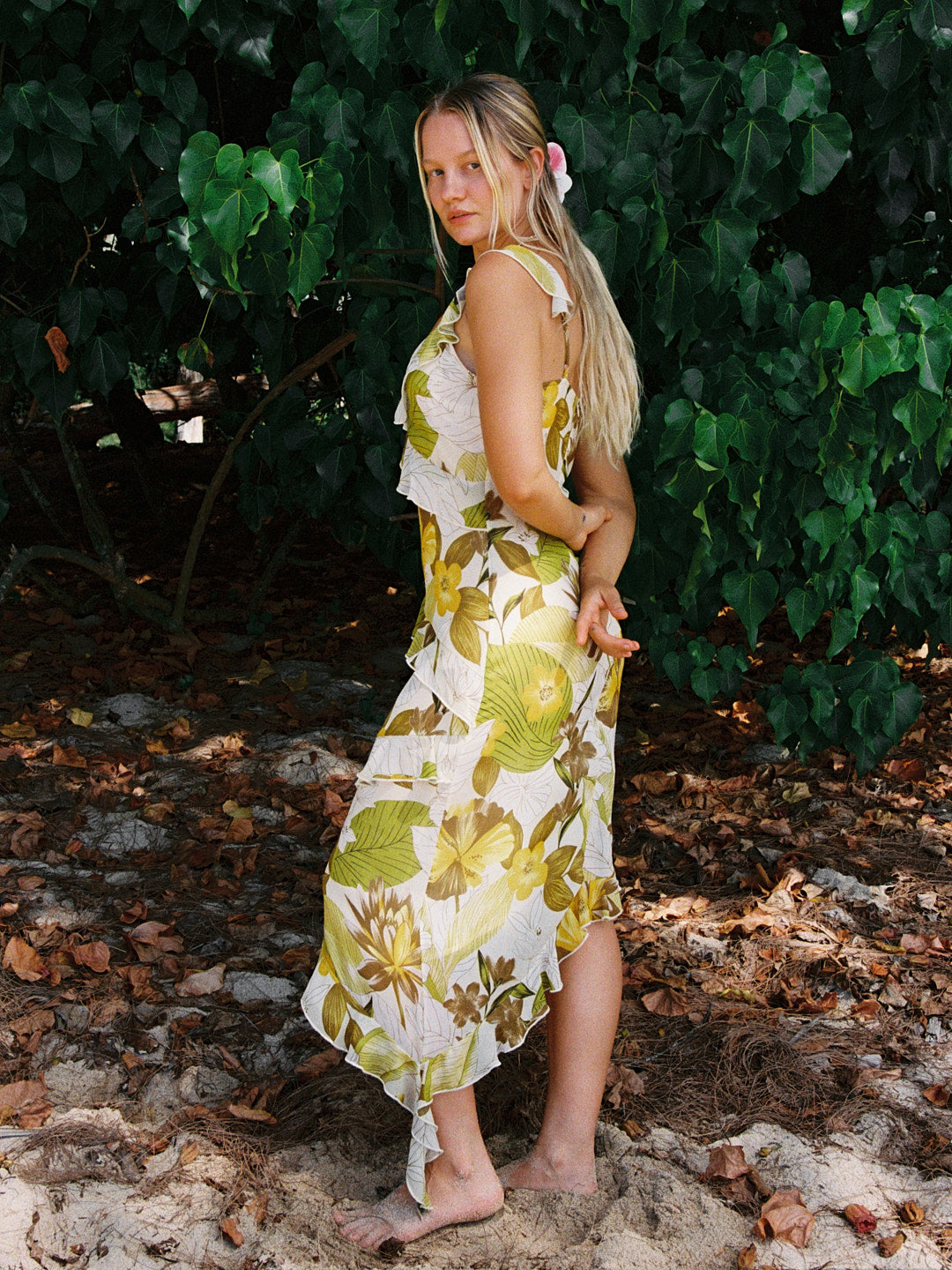 Hewitt Midi Dress - Lagoon Green