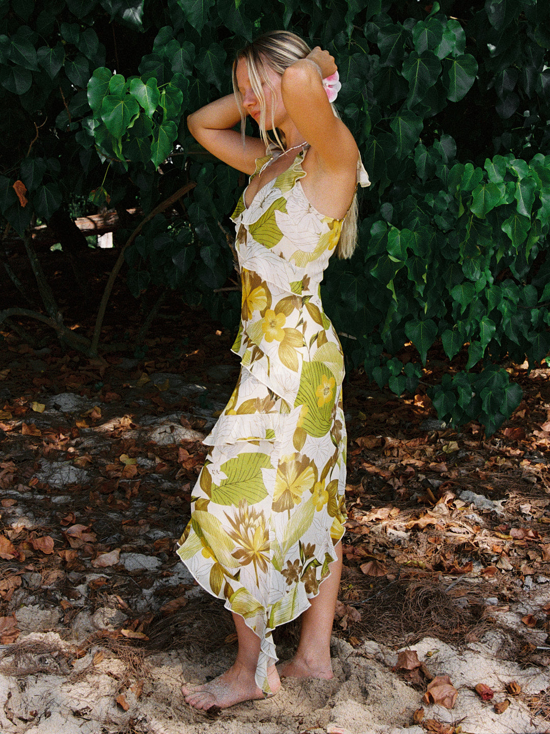 Hewitt Midi Dress - Lagoon Green