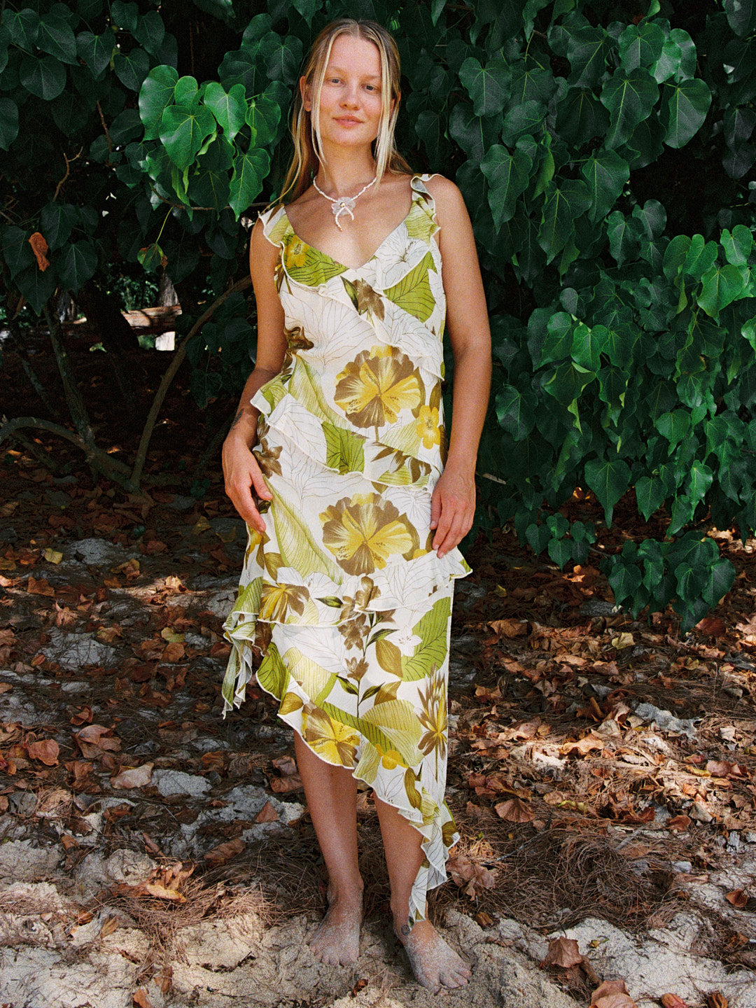 Hewitt Midi Dress - Lagoon Green