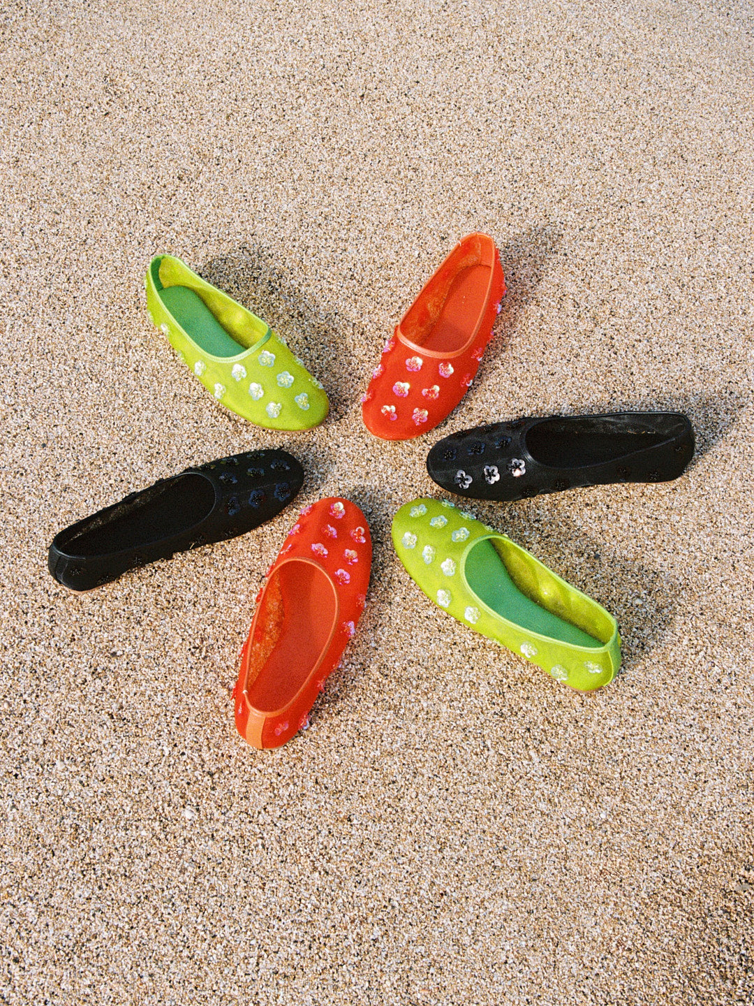 Eden Mesh Flat - Sunset Orange