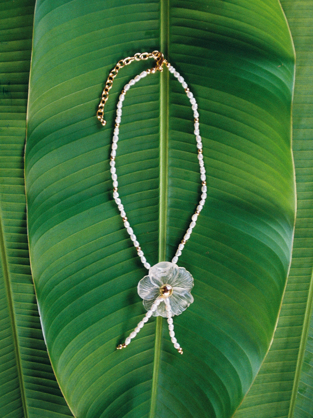 Lara Necklace - Pearl