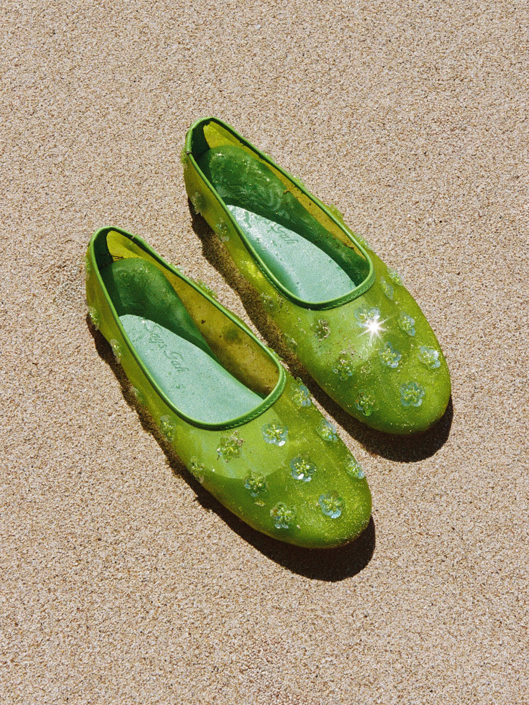 Eden Mesh Flat - Grass Green