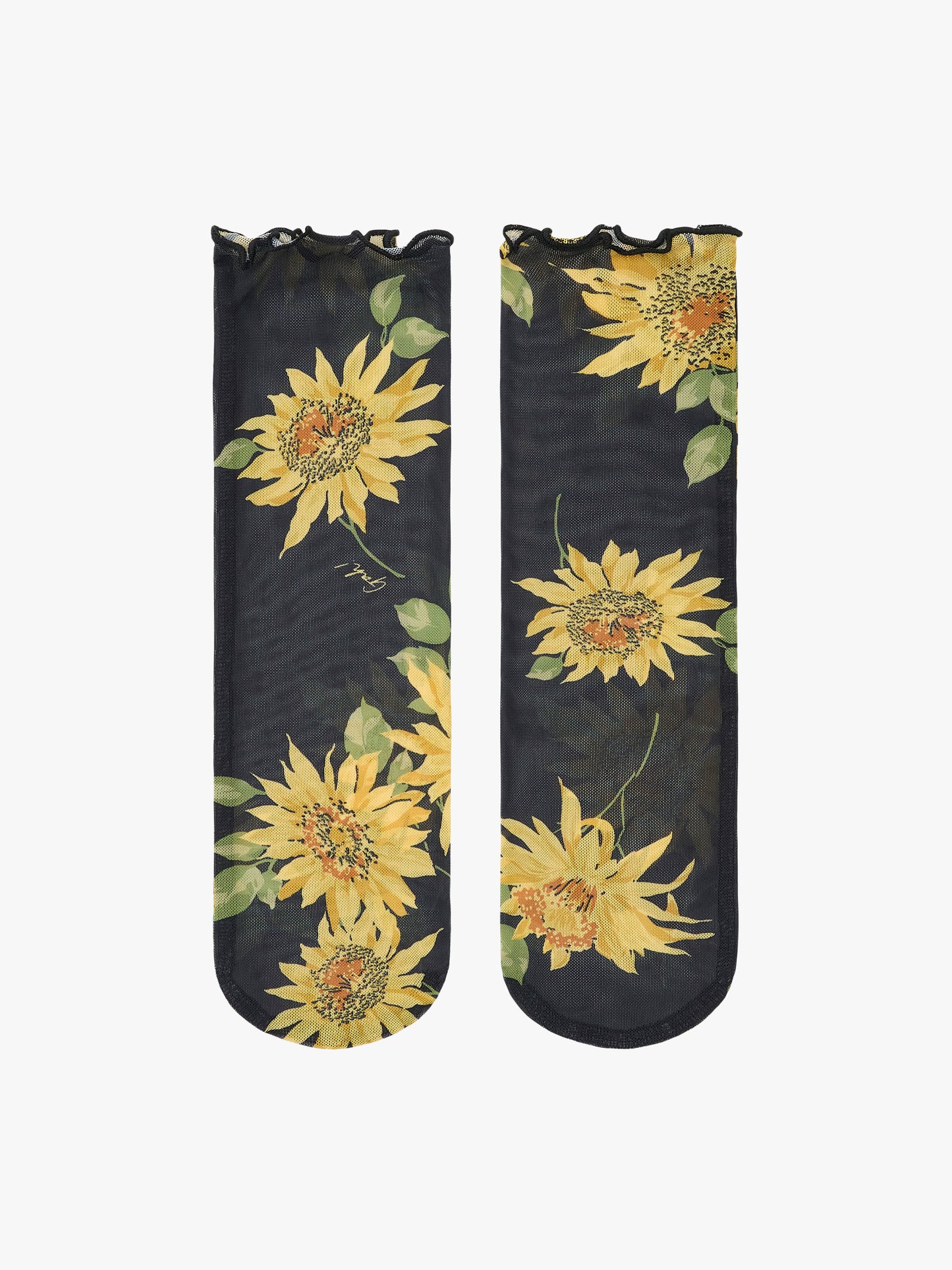 Amanda Socks - Midnight Sunflower