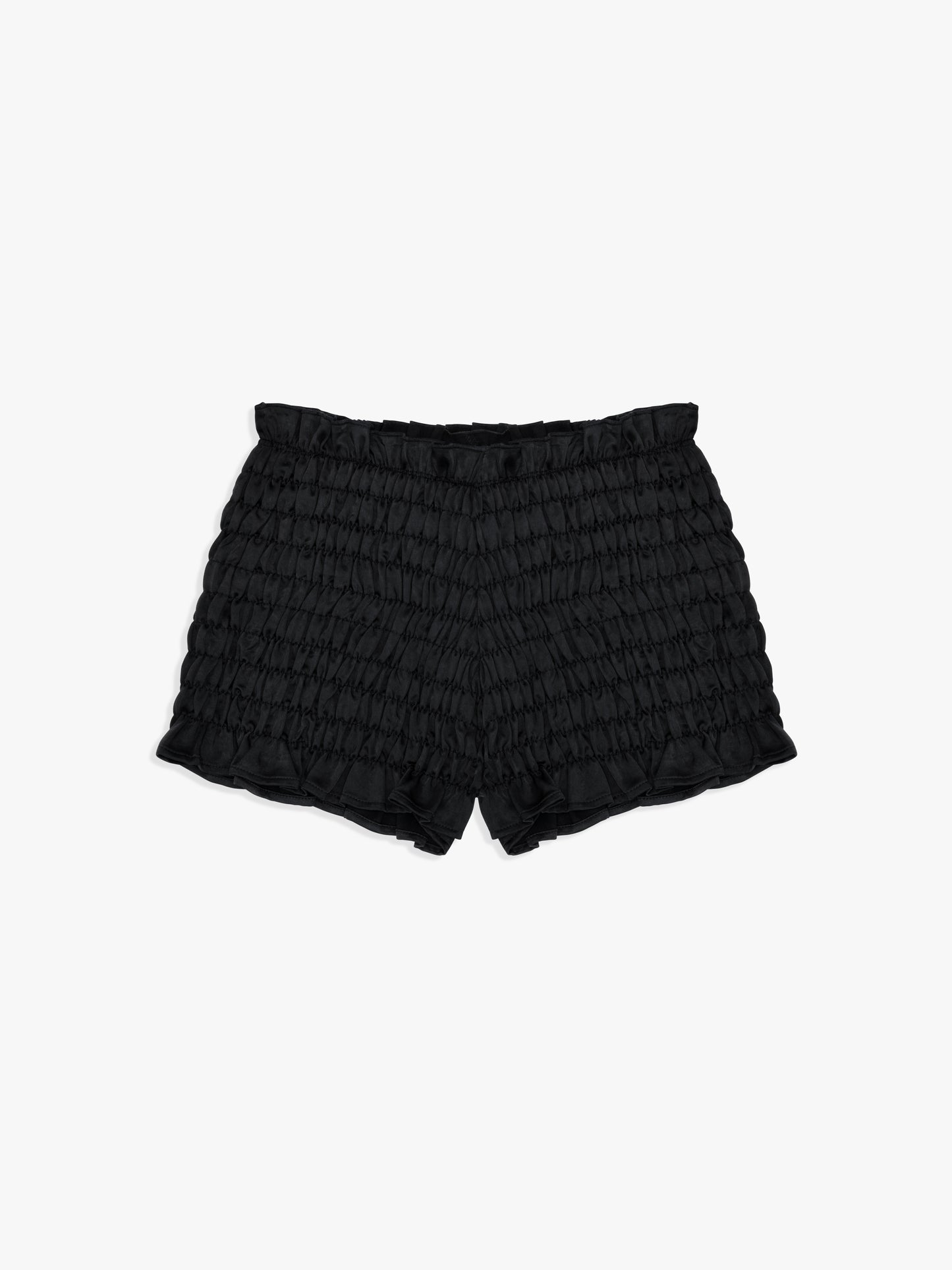 Angel Smocked Short - Black