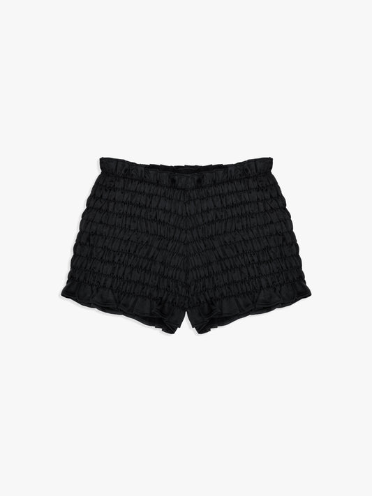 Angel Smocked Short - Black