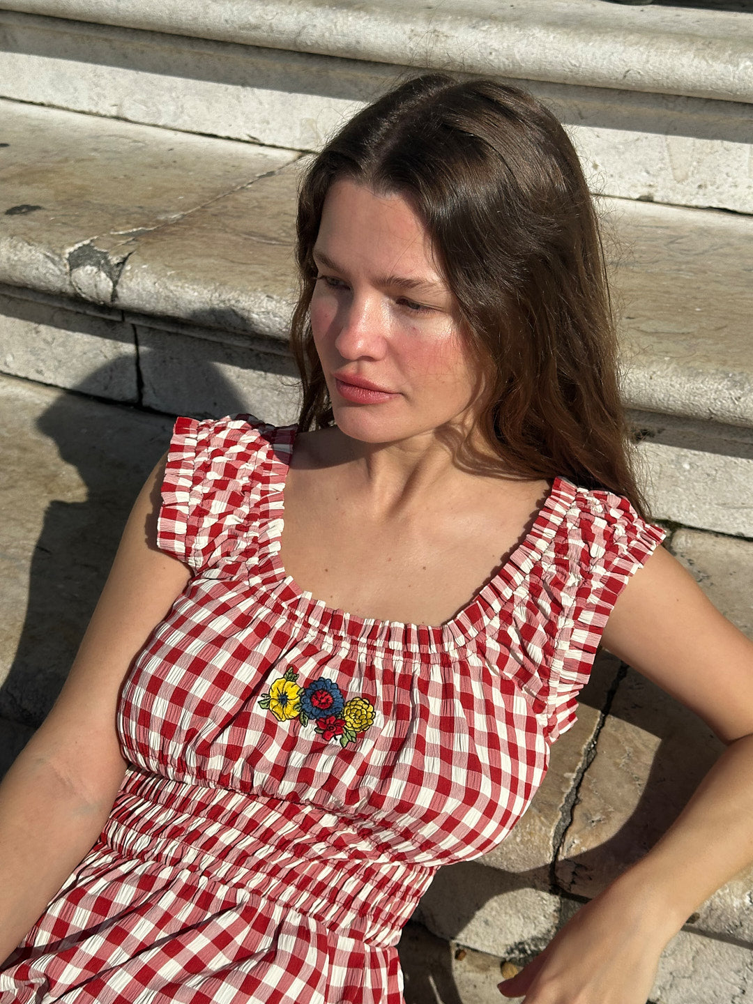 Annie Dress - Cherry