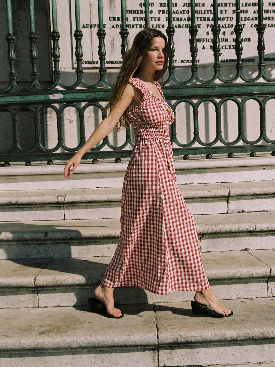 Annie Dress - Cherry