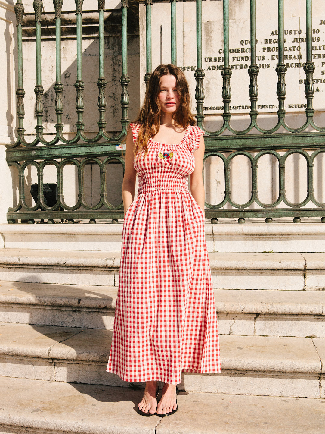 Annie Dress - Cherry