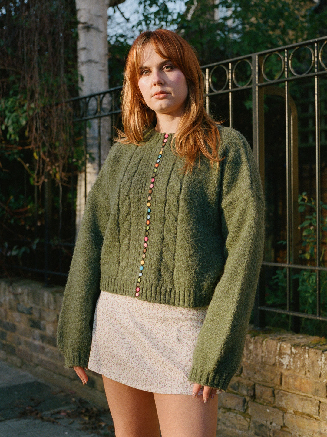 Canonbury Cardi - Hunter Green