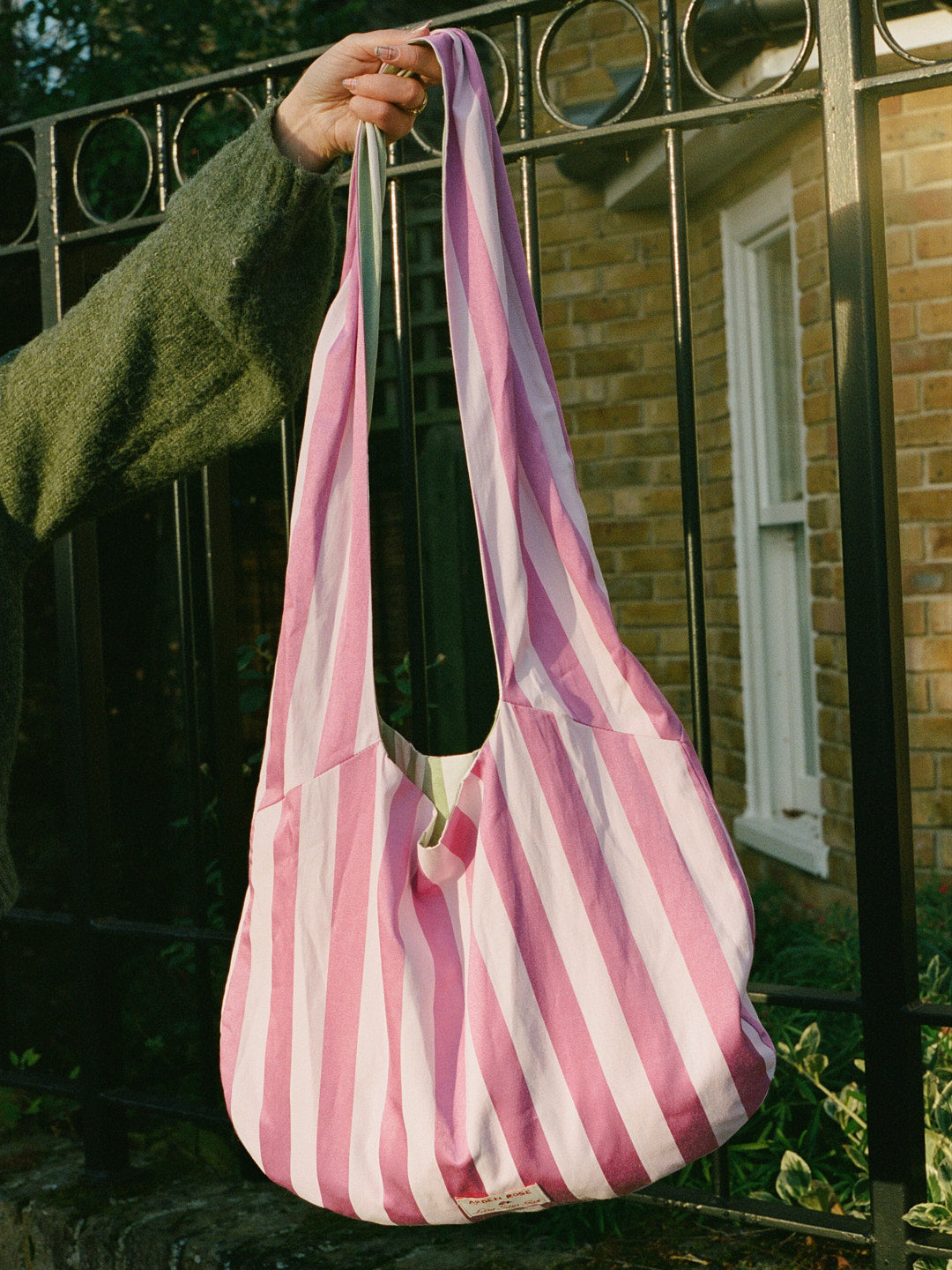 Portobello Reversible Tote - Multi Stripe – Lisa Says Gah