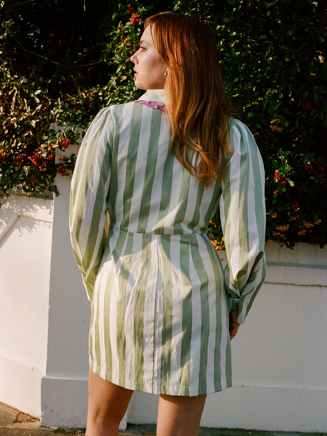 Mayfair Dress - Ivy Stripe